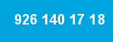 926 140 17 18